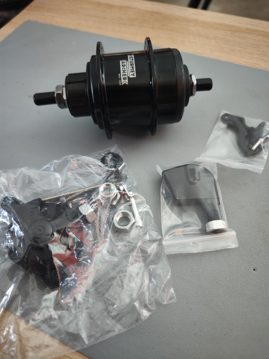 New Brompton Sturmey Archer Wide Ratio 12 speed BWR Hub