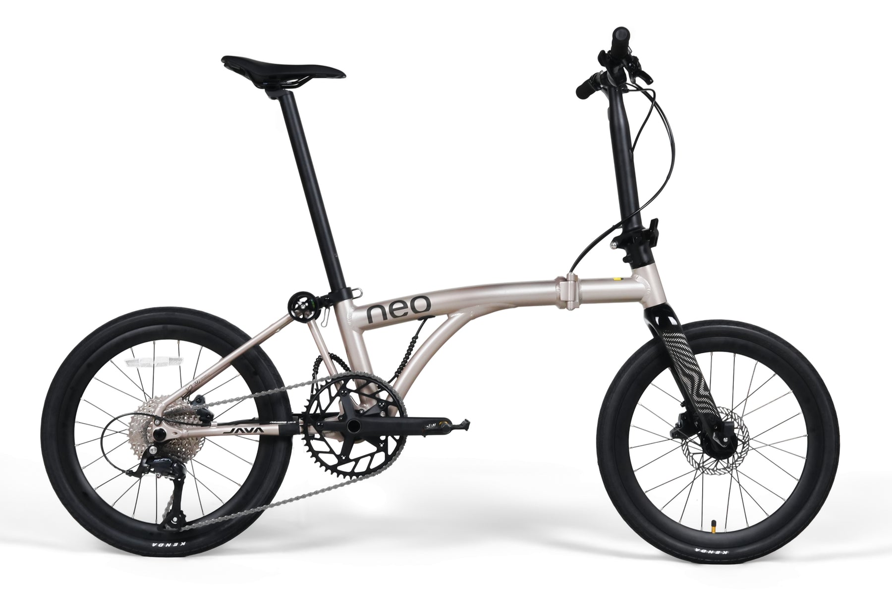 Preorder: Java Neo 3 Trifold 20" 406 Carbon Fork foldable bike with fu ...