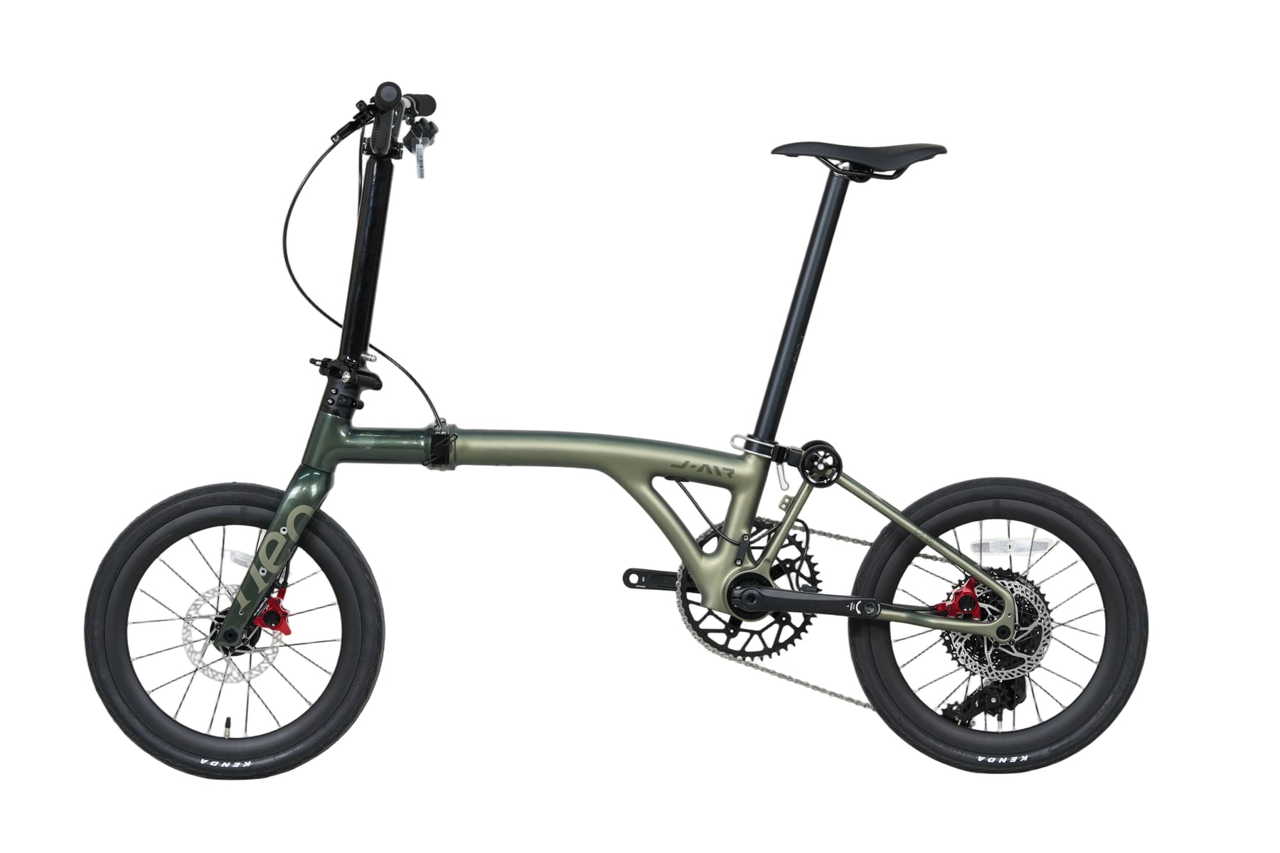 Java Neo 3 full Carbon Trifold 16" 349 foldable bike with full hydraul ...