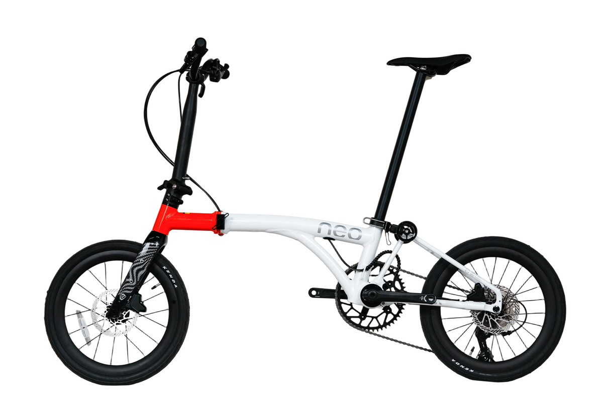 SG Patriots' Edition Java Neo 3 Trifold 16" 349 foldable bike with ful ...