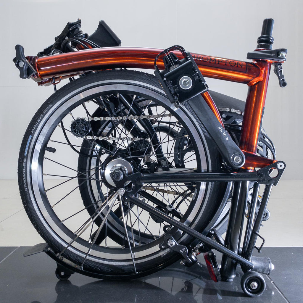 Brompton Raw Lacquer Black Edition Brompton C Line M6L Flame