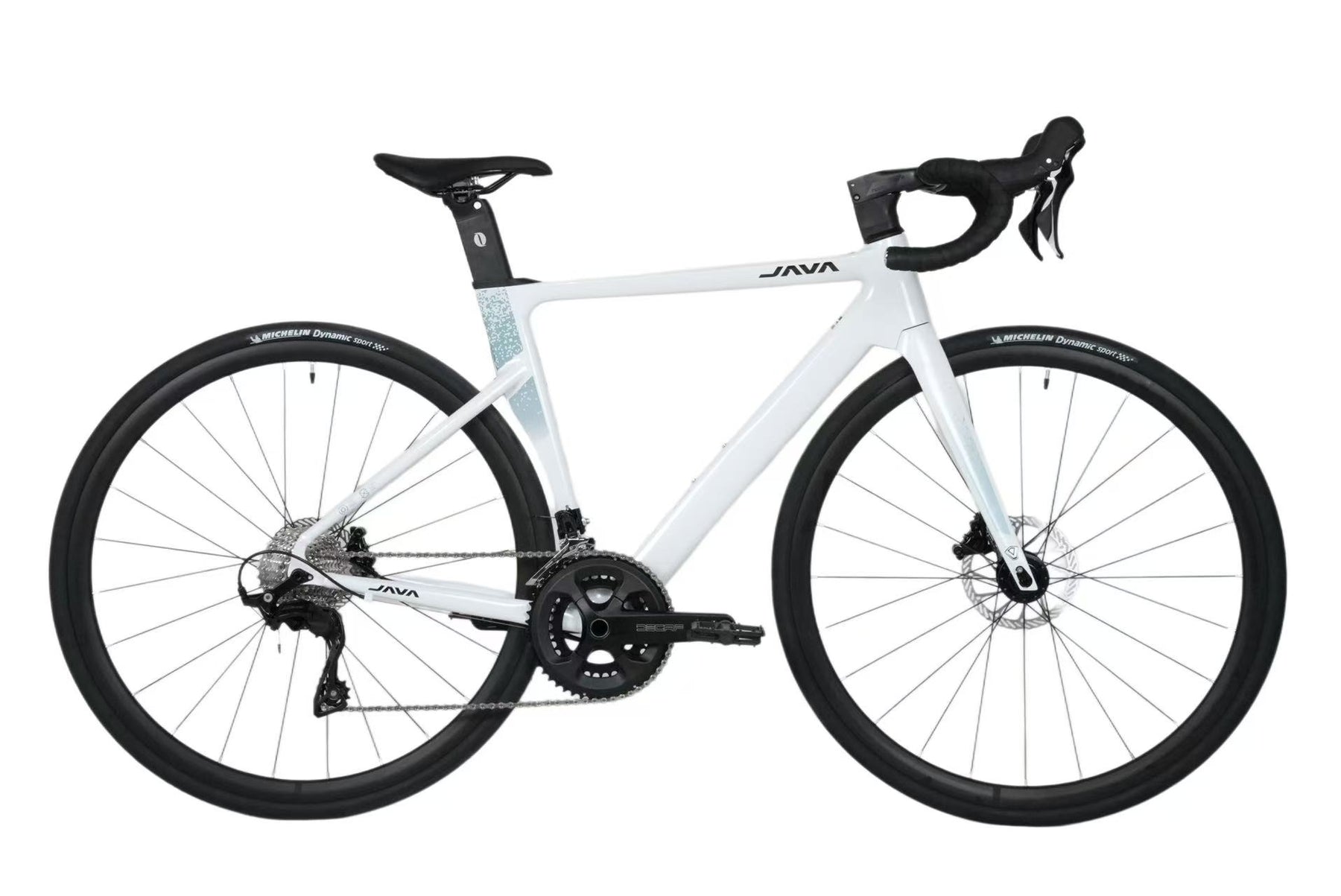 Java Road Java Siluro 6 Top Aero 24 Speed Road Bike 700C Full Hydraulic Brakes L ...