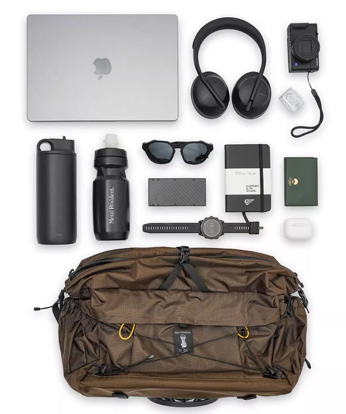 Metal Resident X Pitz 20L Commuter Messenger camping travel all