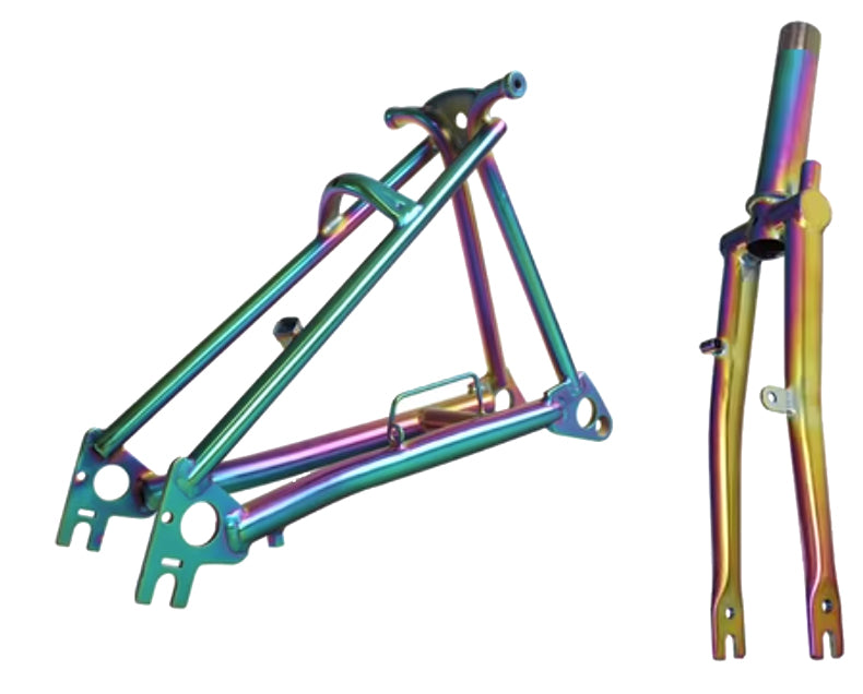 Titanium Fork and triangle for Brompton & other Trifolds – KAICYCLE